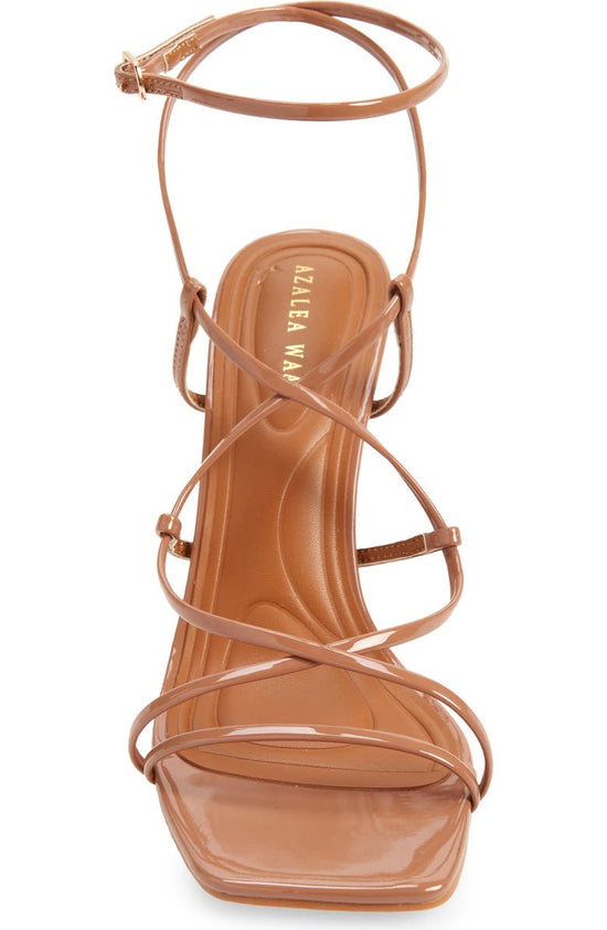 KAYLIN-NUDE WRAP STILETTO SANDAL