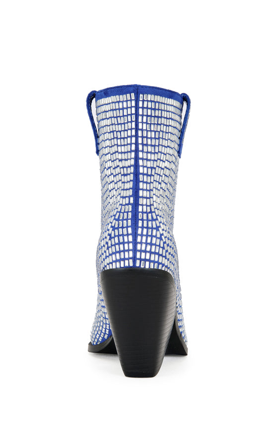 LAETITIA-BLUE WESTERN BOOTIE