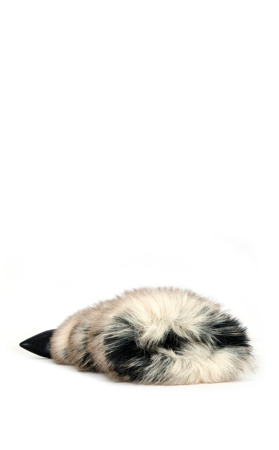LANGLAU-BROWN MULTI FAUX FUR STILETTO BOOT