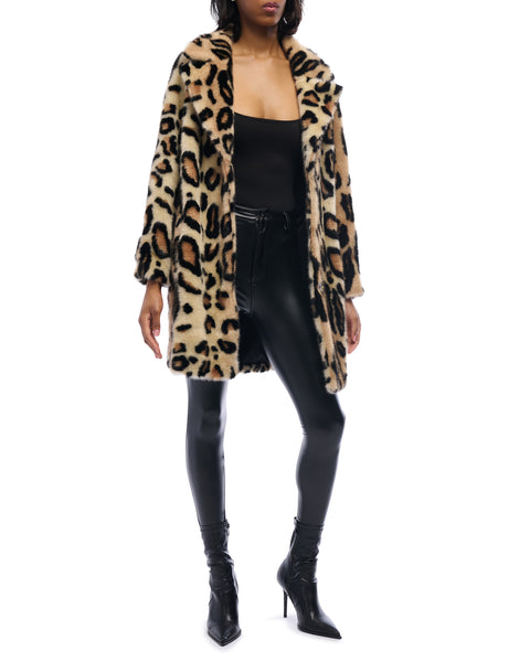Dongfangaqiao Leopard Jacket Reversible Y2k Jackets Cheetah