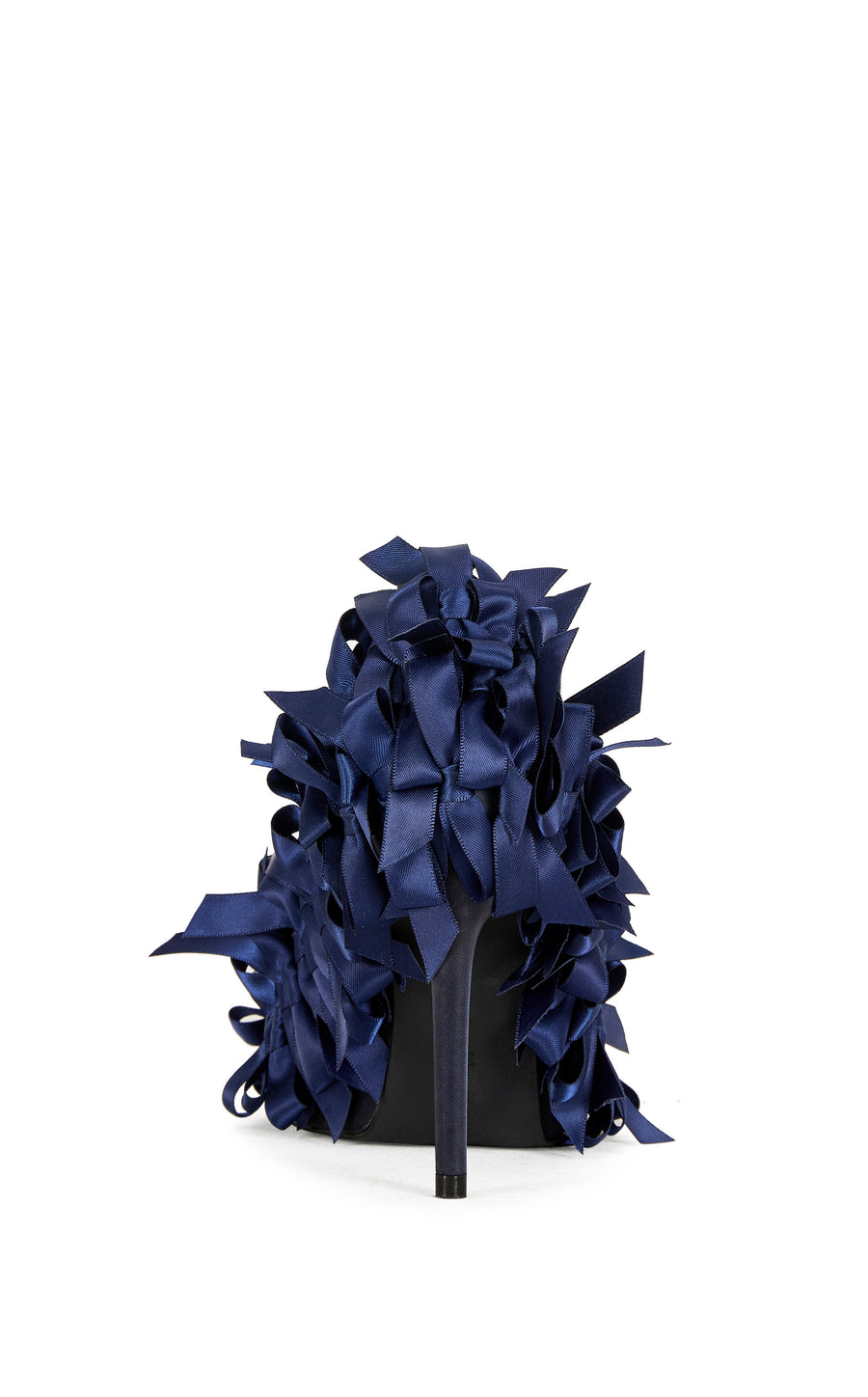 LYLIO-NAVY BOW STILETTO PUMP