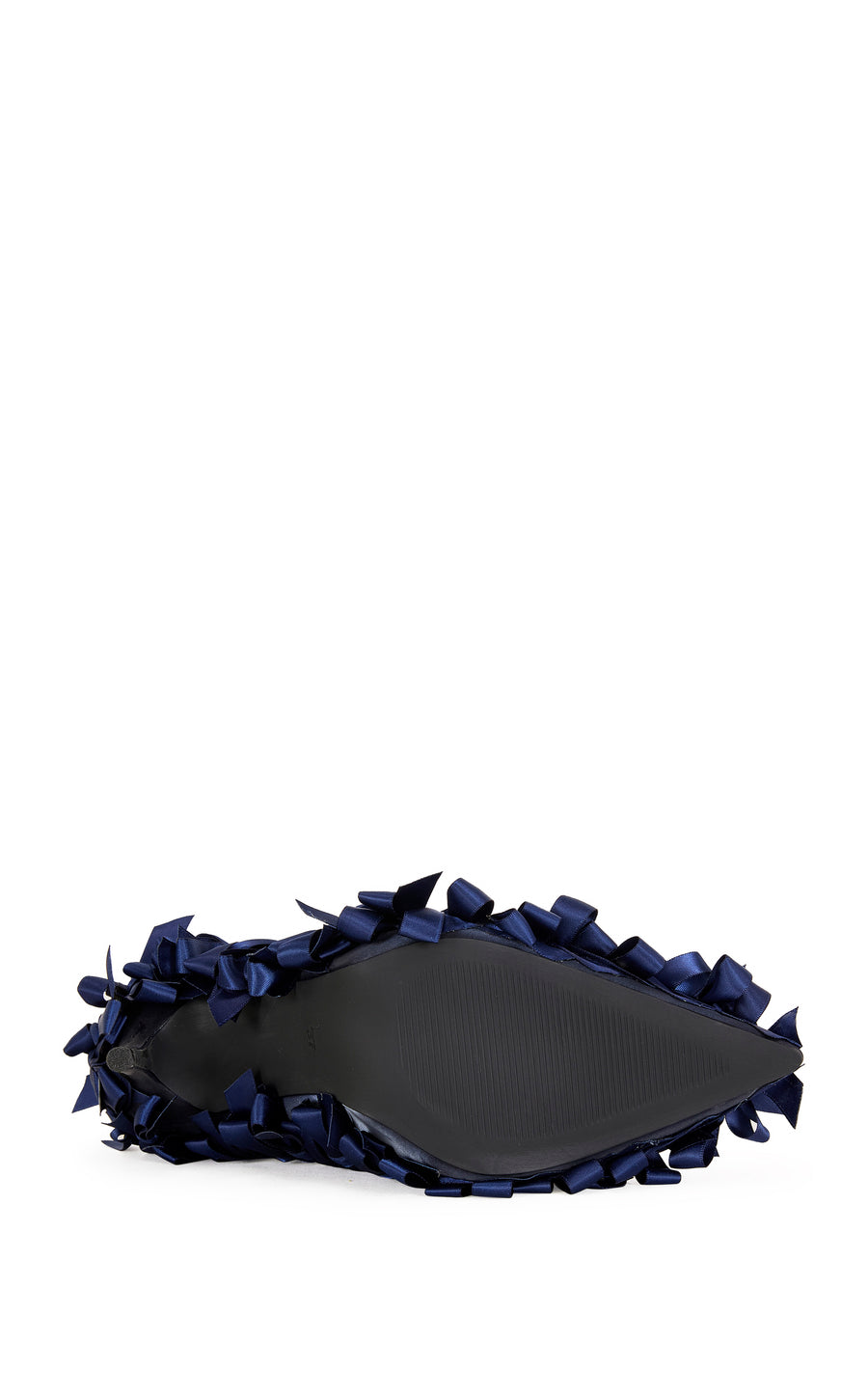 LYLIO-NAVY BOW STILETTO PUMP