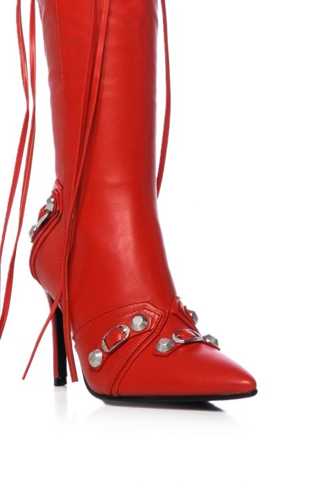 MAEVE-RED STILETTO BOOT
