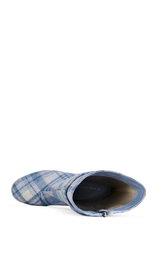 MATHAIS-BLUEMULTI PLAID BLOCK BOOTIE
