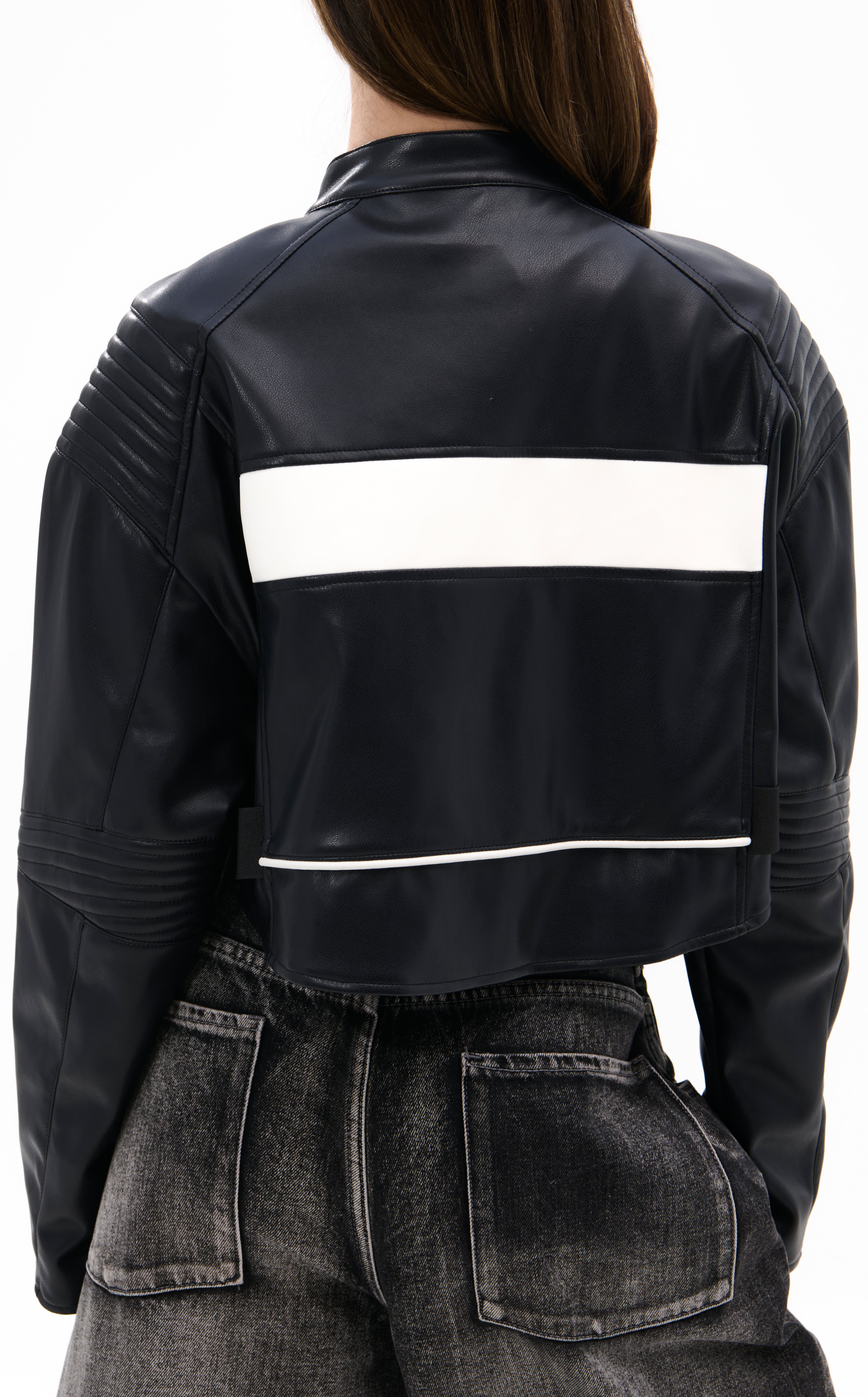 MAX-BLACK MOTO, STATEMENT JACKET | AZALEA WANG