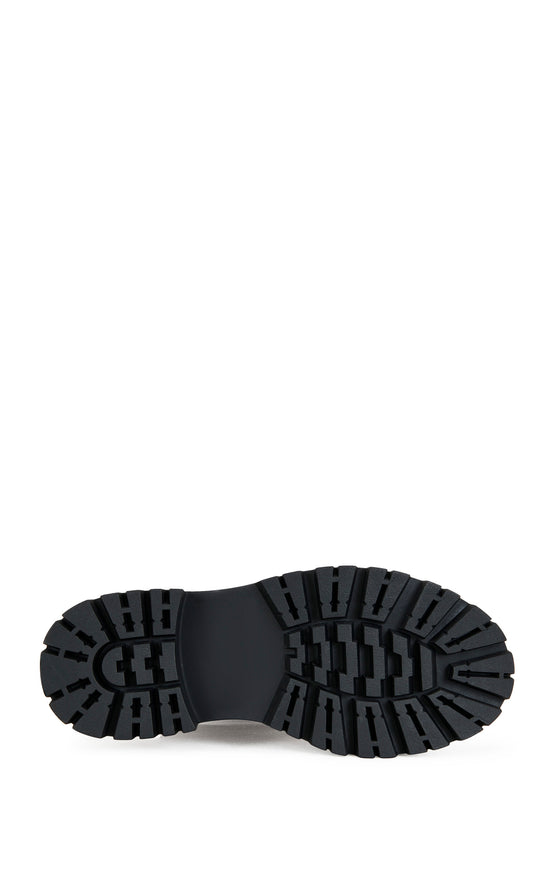 MOHSEN-REDMULTI PLAID CHUNKY COMBAT BOOTIE