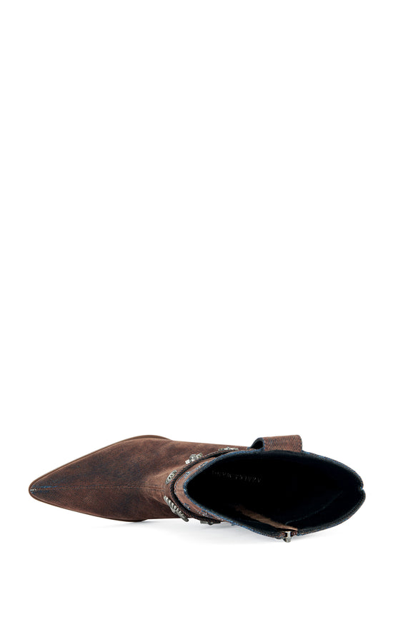 NEITH-BURNTORANGE WESTERN BOOTIE