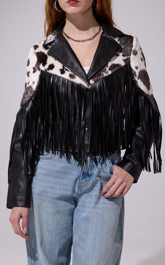 OLANDRIA-BLACKMULTI MOTO OUTERWEAR | AZALEA WANG
