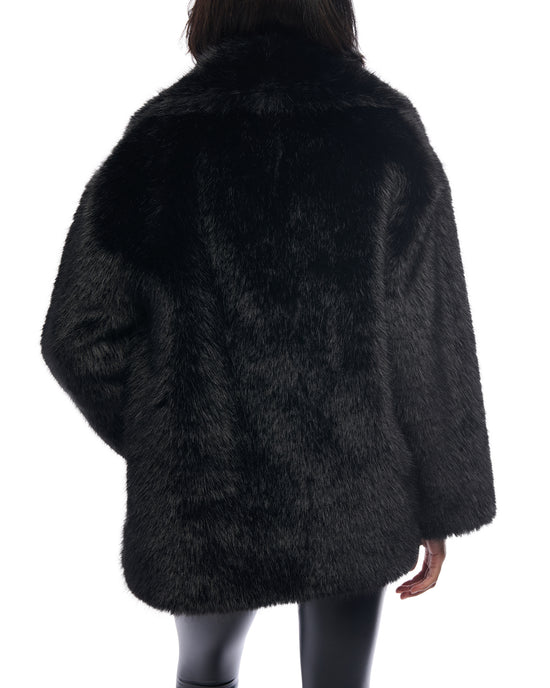 OLD-HOLLYWOOD FAUX FUR JACKET | AZALEA WANG