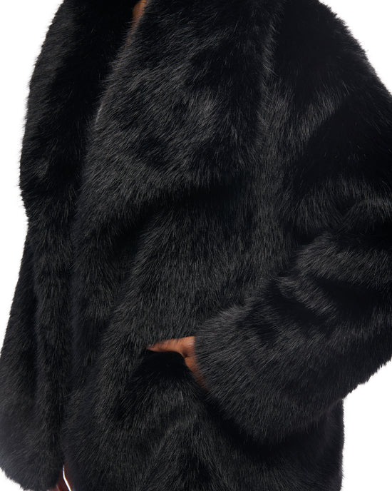 OLD-HOLLYWOOD FAUX FUR JACKET | AZALEA WANG