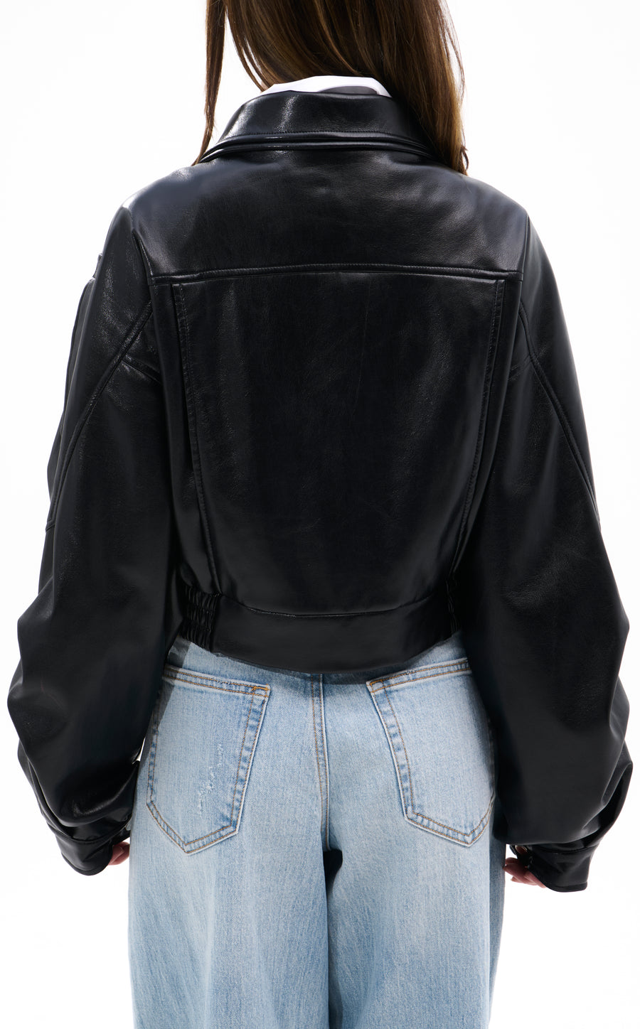 PAPOOSE-BLACK MOTO JACKET | AZALEA WANG