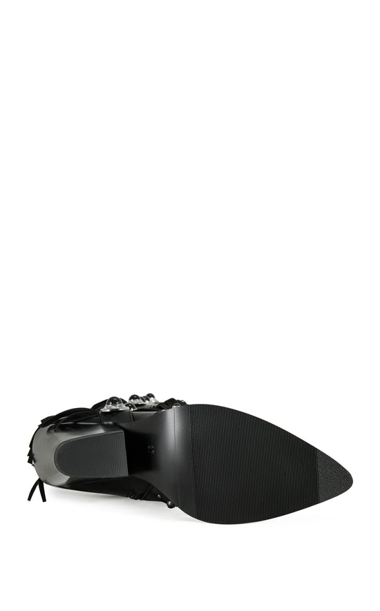 PELAGIUS-BLACK WESTERN BOOT