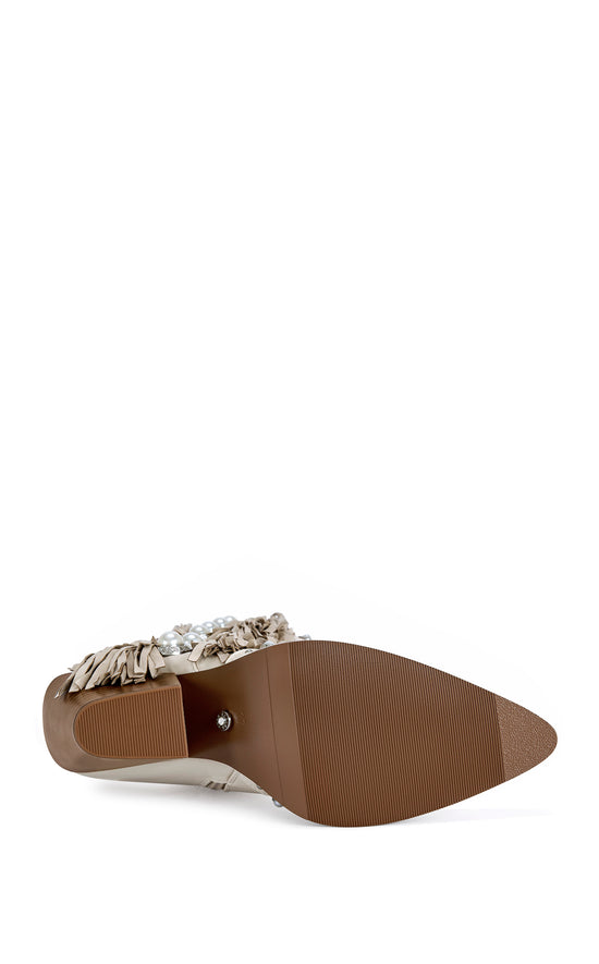 PELAGIUS-CREAM WESTERN BOOT
