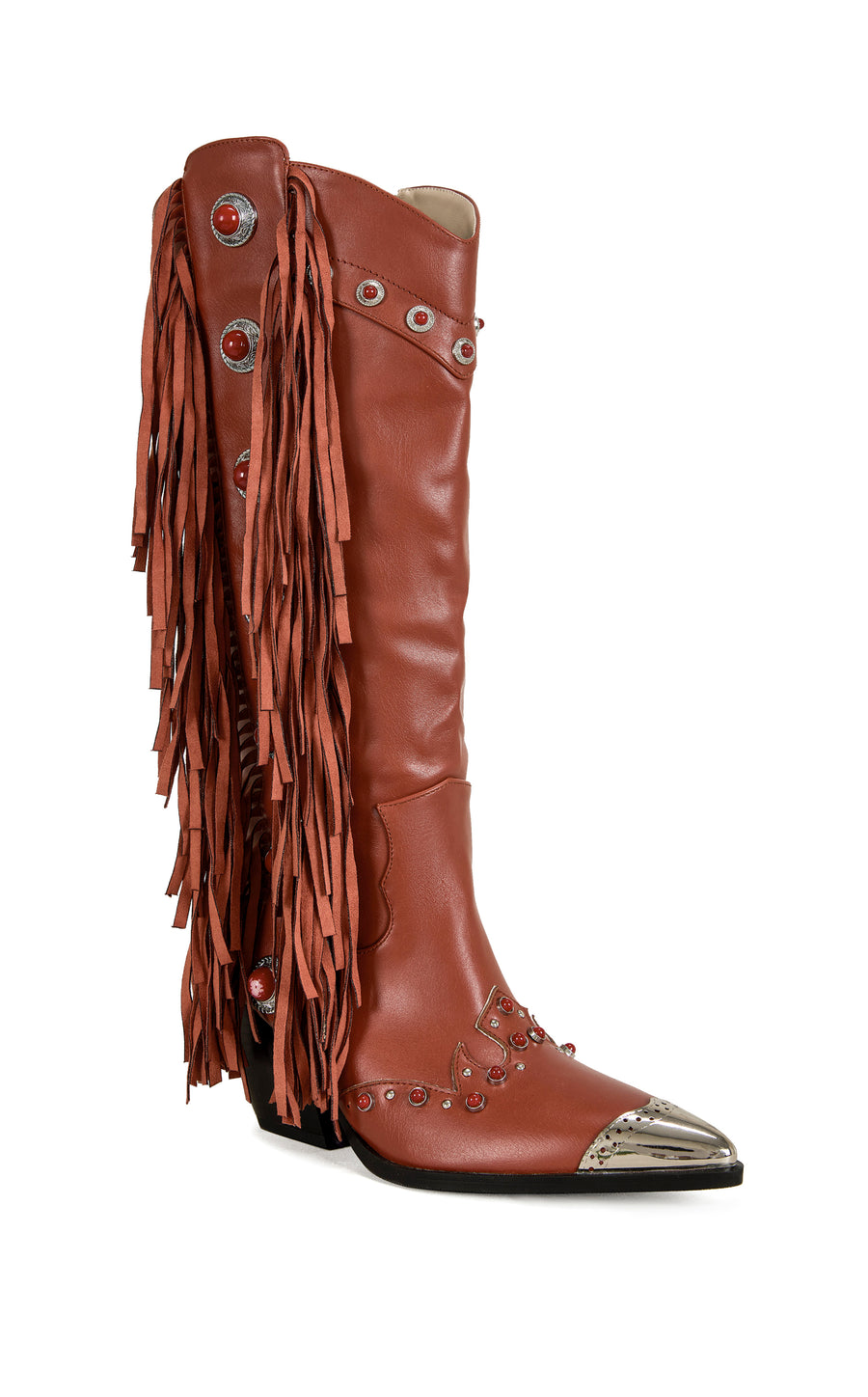 PELAGIUS-RED WESTERN BOOT