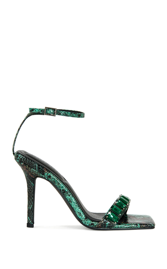 H1479 ジュゼッペザノッティ　38 24cm エナメル　グリーン　ヒール　緑 J Renee Lenore Green – Village Shoe Inn