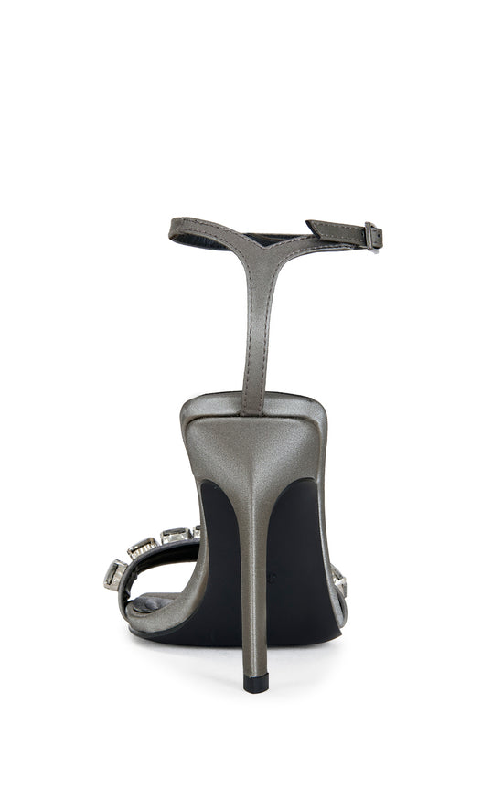 PERIIS-GREY STILETTO SANDAL