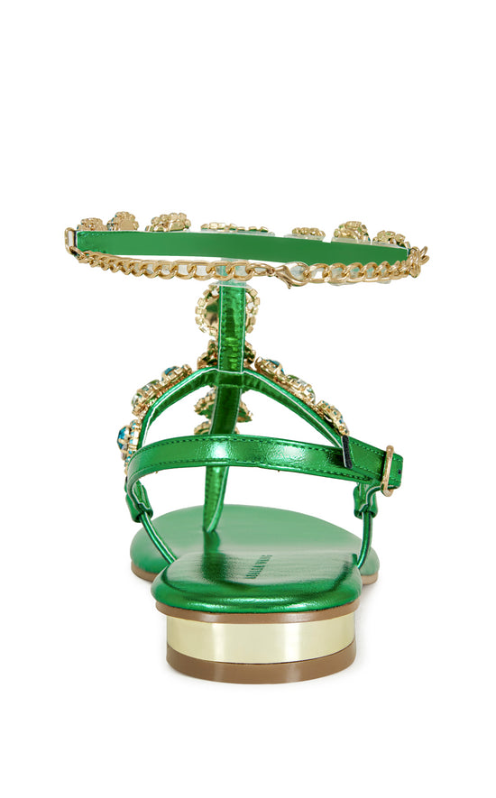 PIERA-GREEN SANDAL SANDAL | AZALEA WANG