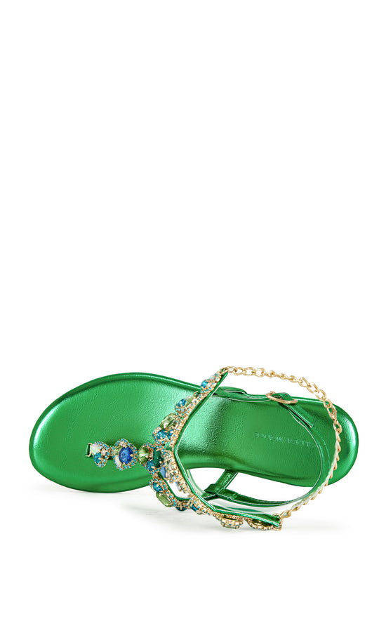 PIERA-GREEN SANDAL SANDAL | AZALEA WANG