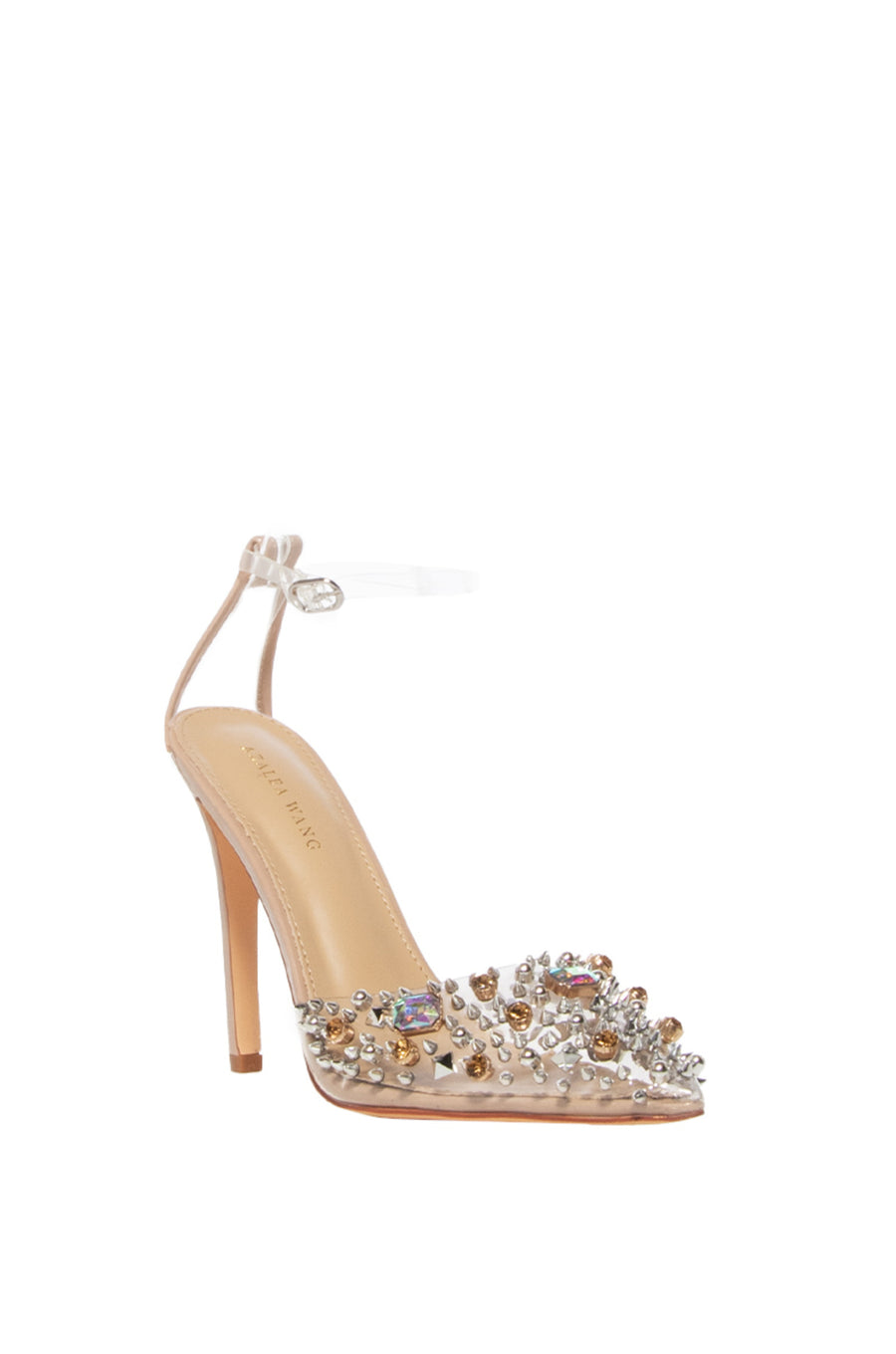 POPSTAR NUDE ANKLE STRAP PUMP