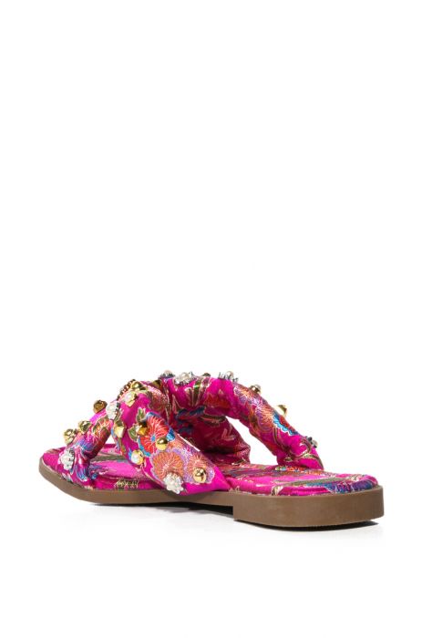 RAMSEY-PINK FLAT SANDAL