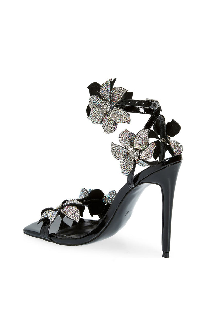 ROMI-BLACK STILETTO SANDAL