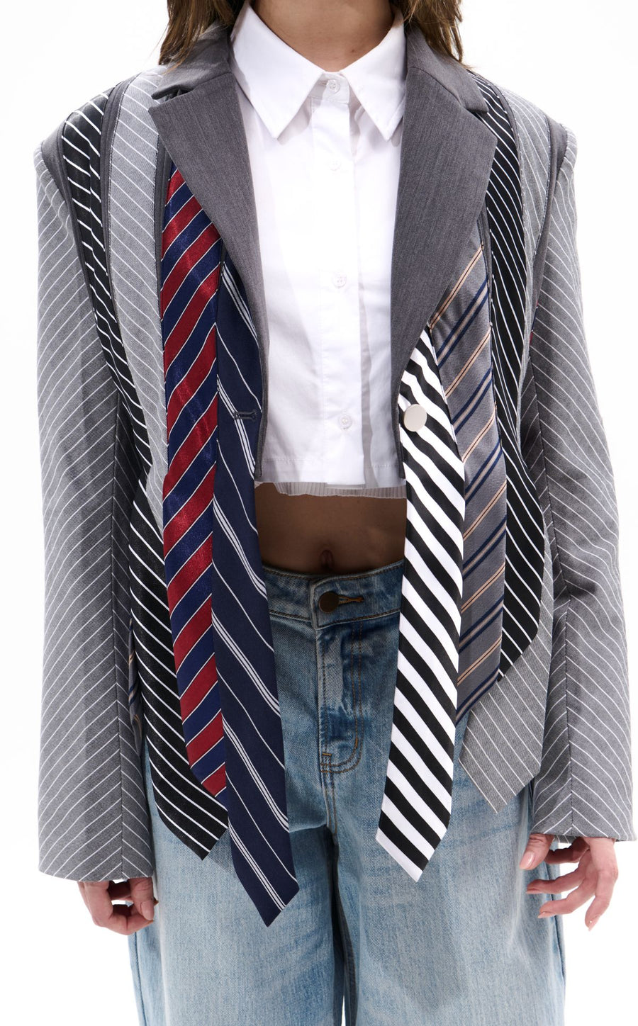 SAVIOR-BLUEMULTI TIE BLAZER