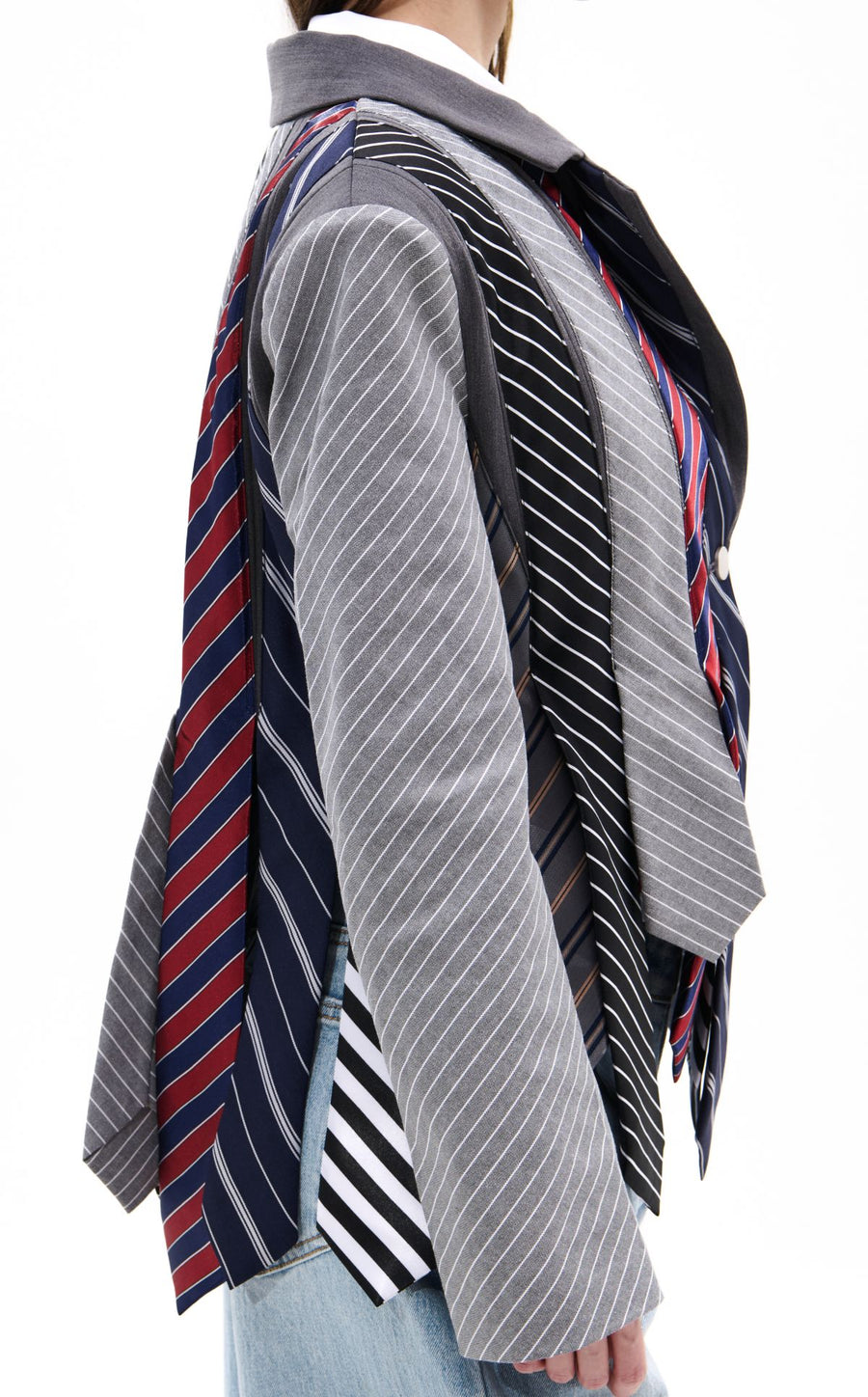 SAVIOR-BLUEMULTI TIE BLAZER