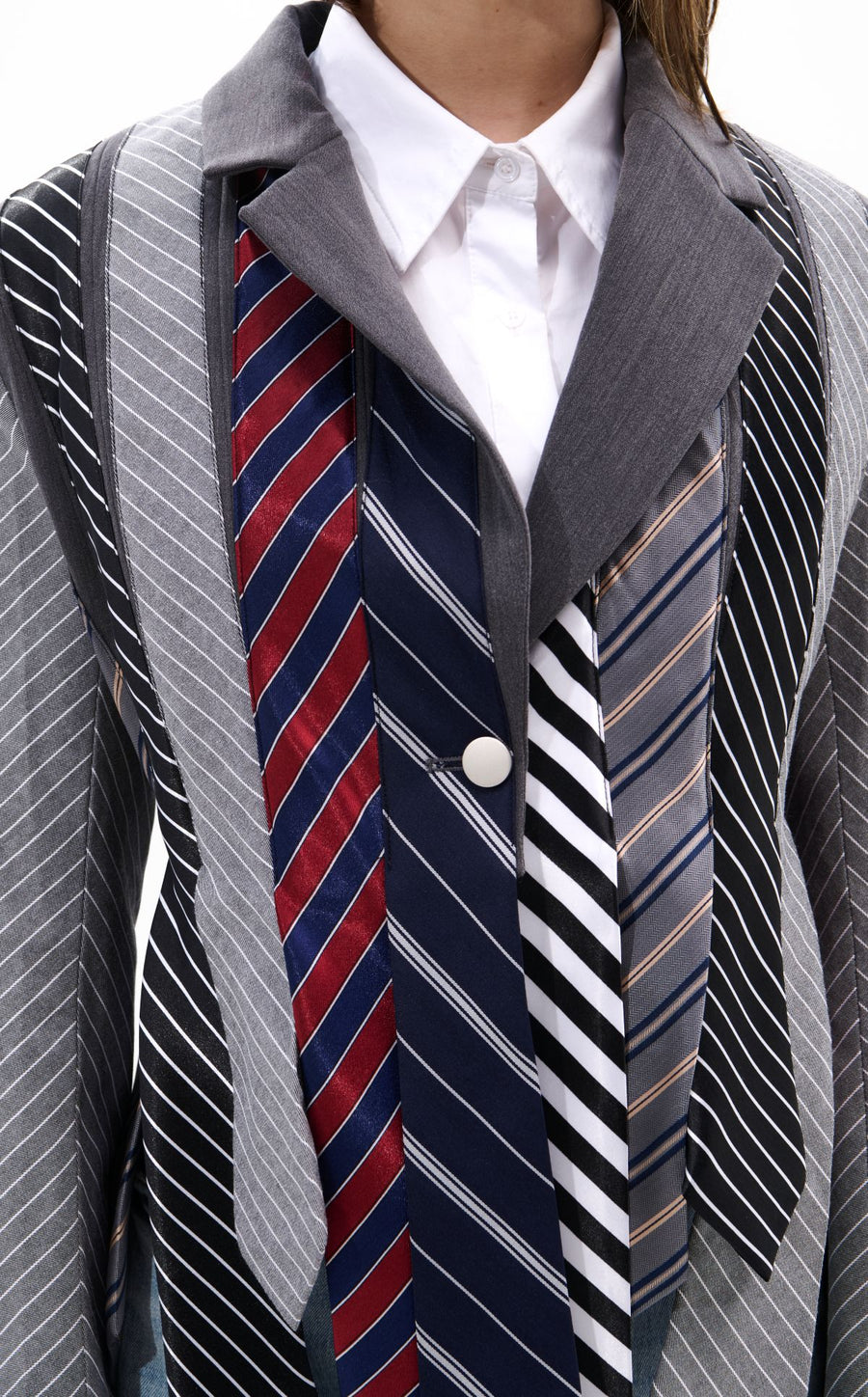 SAVIOR-BLUEMULTI TIE BLAZER