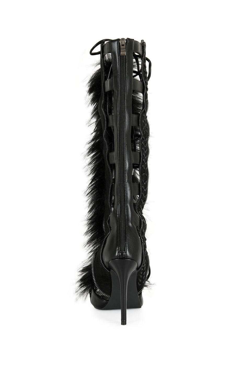 SHAINE-BLACK STILETTO SANDAL