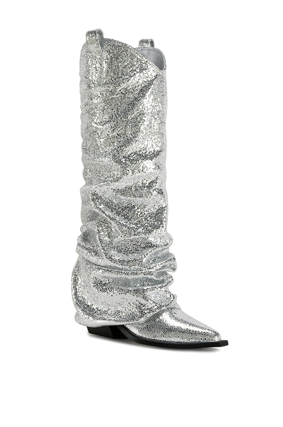 SHAWNEE-SILVER FOLD OVER WEDGE BOOT