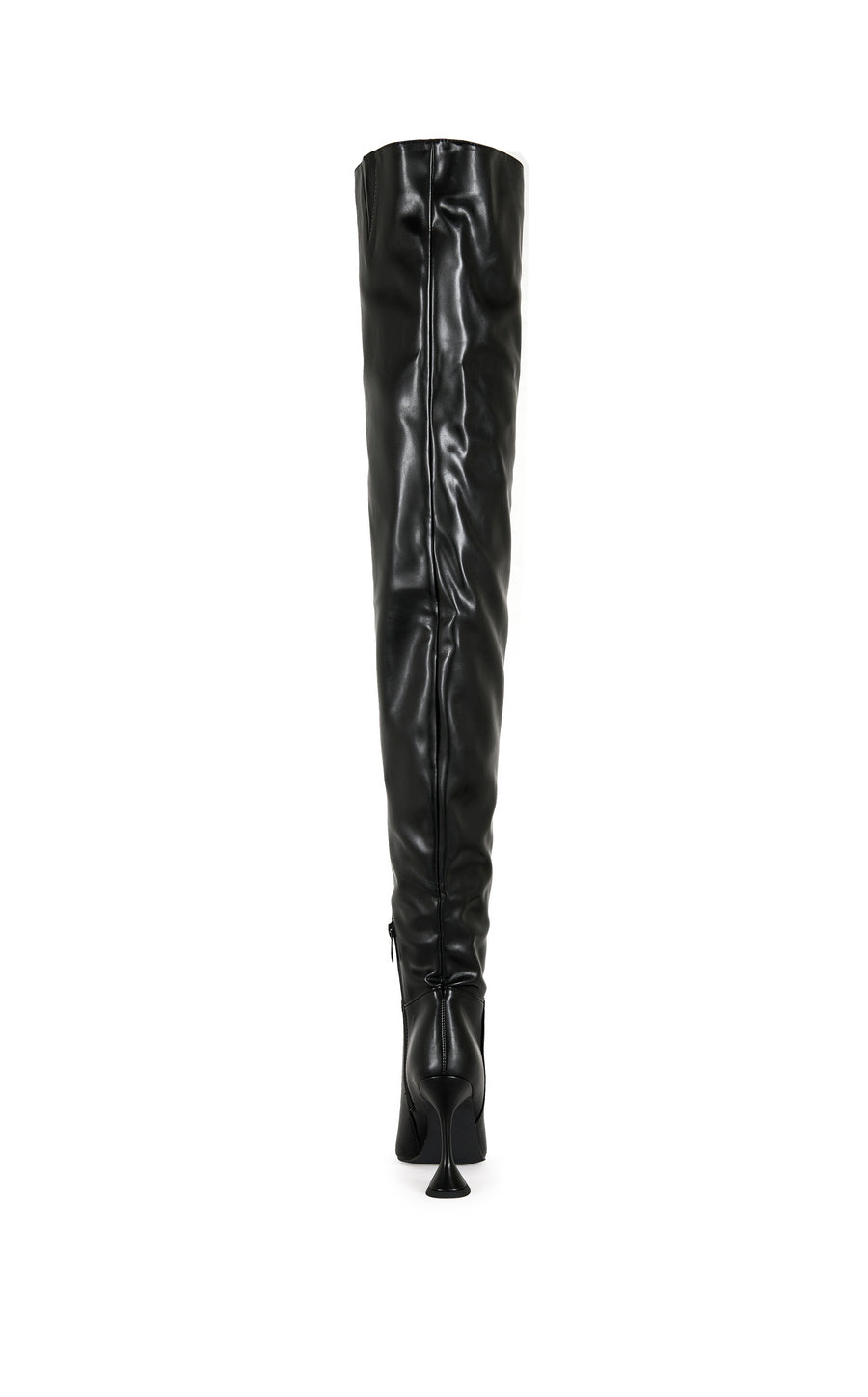 STEPHAN-BLACK OVER THE KNEE STILETTO BOOT