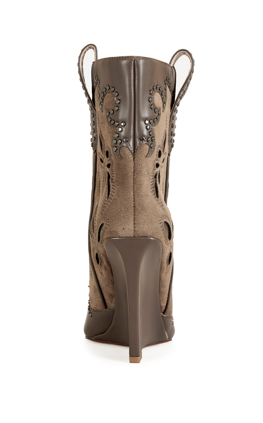 TALAYAH-BROWN WEDGE BOOTIE