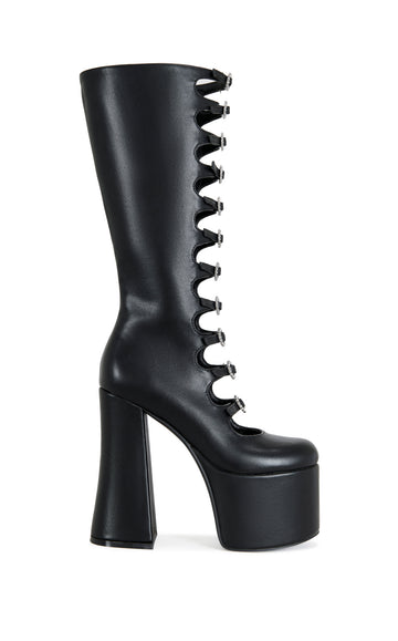 TOMLIN-BLACK PLATFORM BOOT