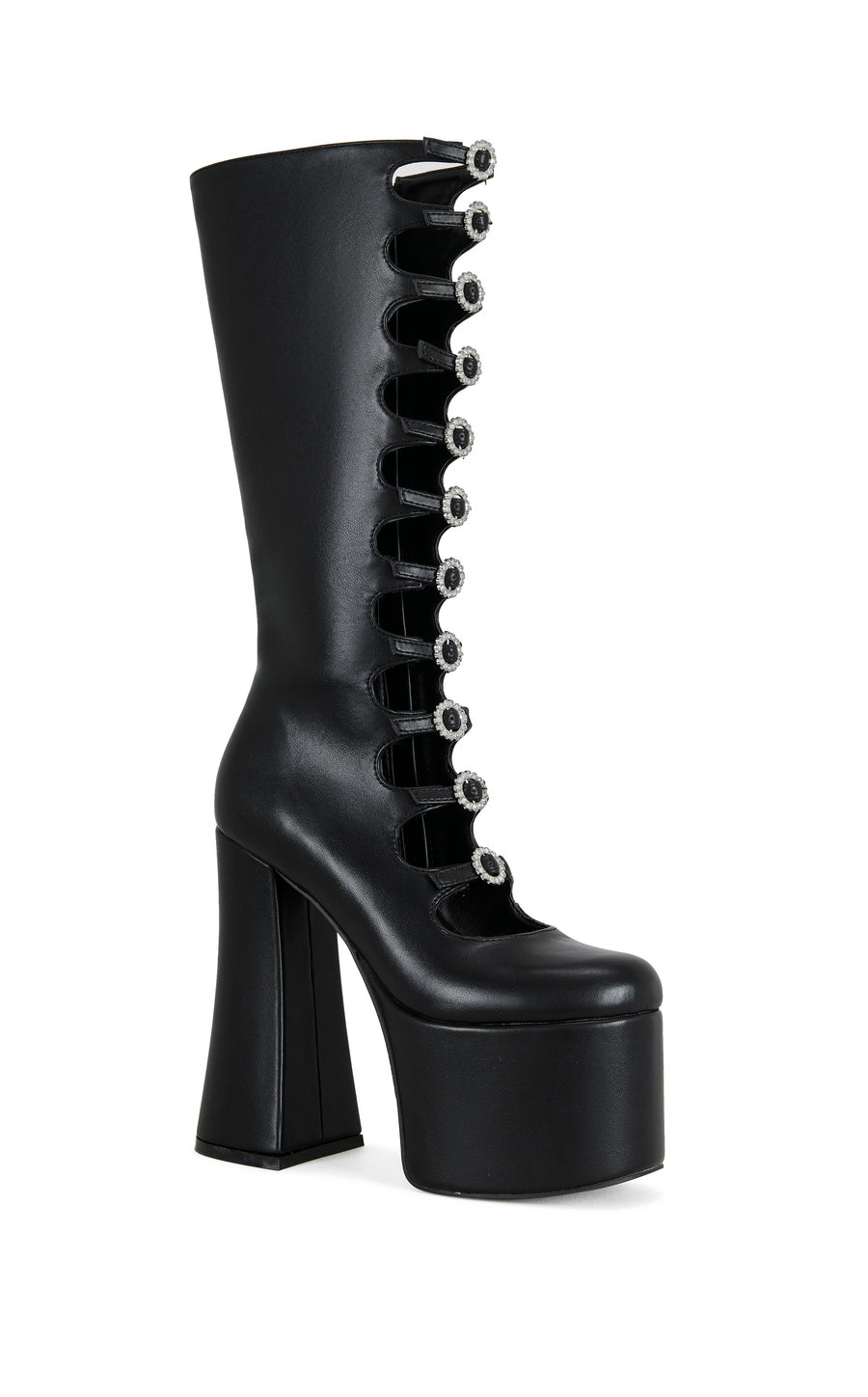 TOMLIN-BLACK PLATFORM BOOT