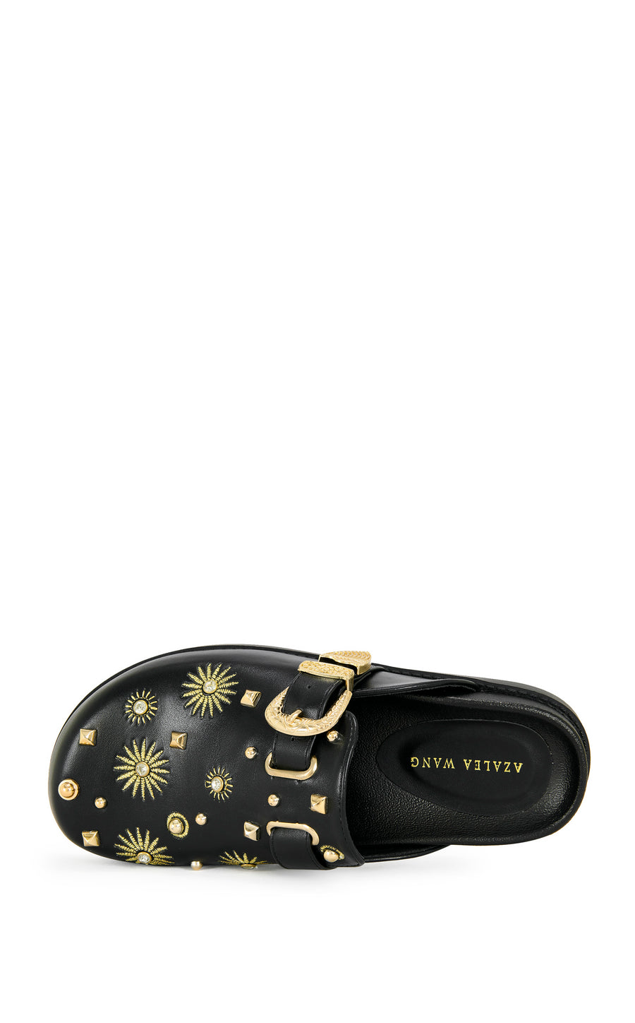 TROUVER-BLACK FLAT MULE