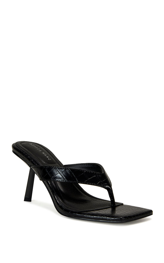 UMBERTA-BLACKCROC STILETTO SANDAL