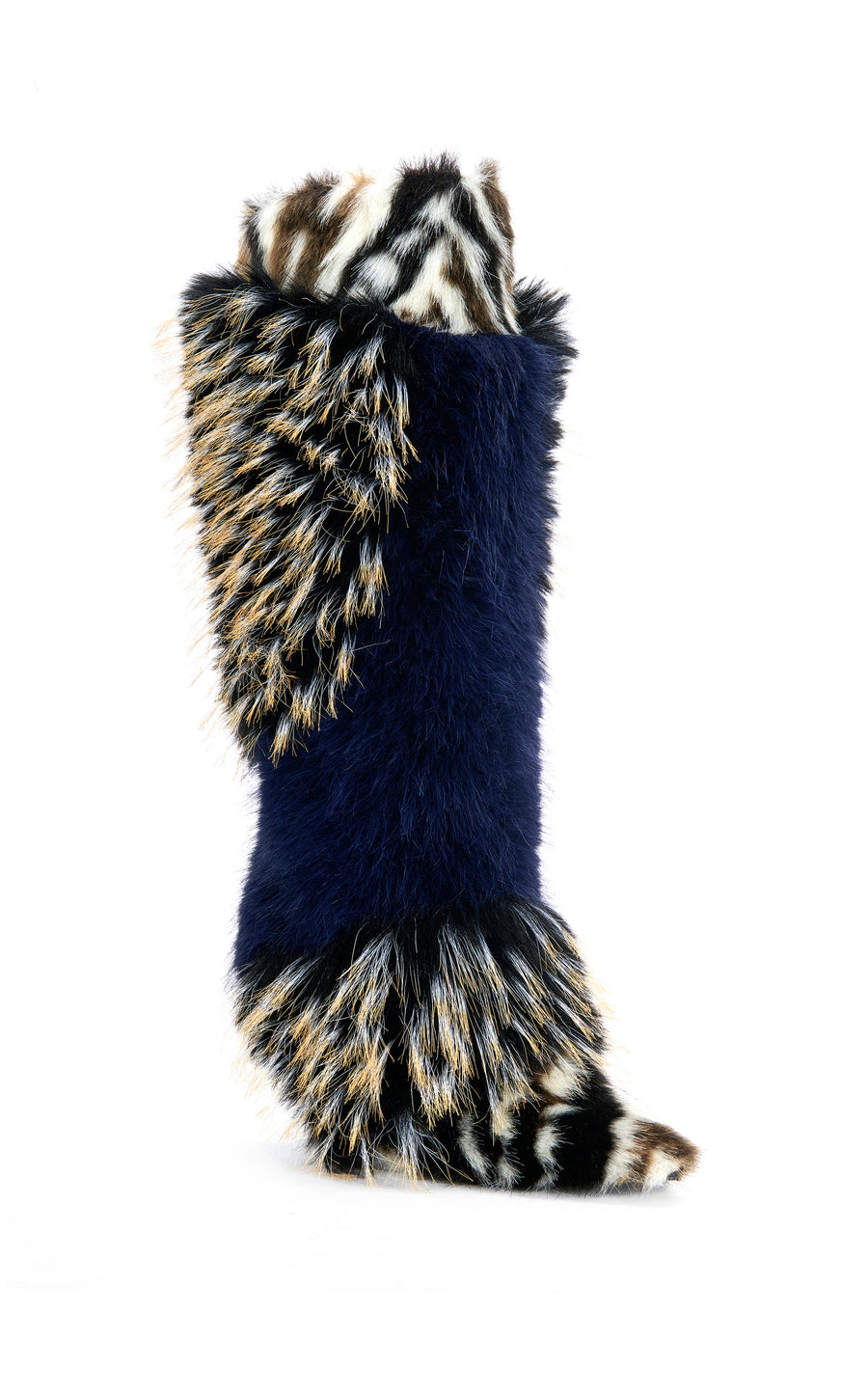 UPENDO-NAVYMULTI STILETTO BOOT