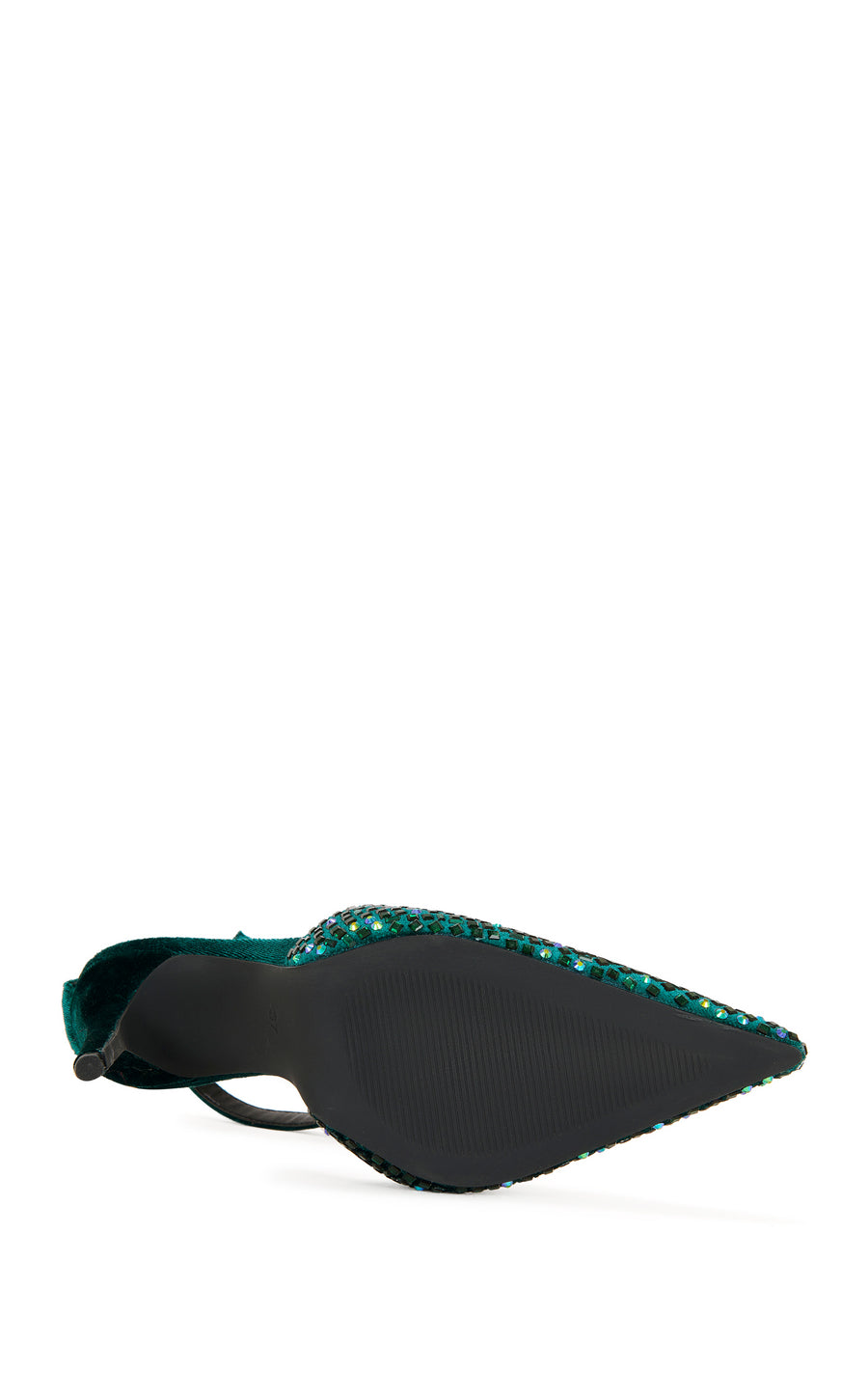 WARAIA-EMERALD RHINESTONE STILETTO PUMP