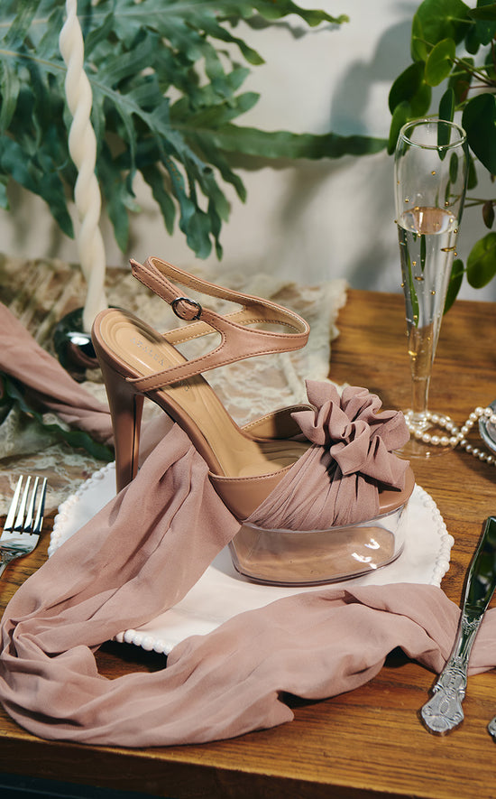 BEAUDEN-NUDE PLATFORM STILETTO PUMP