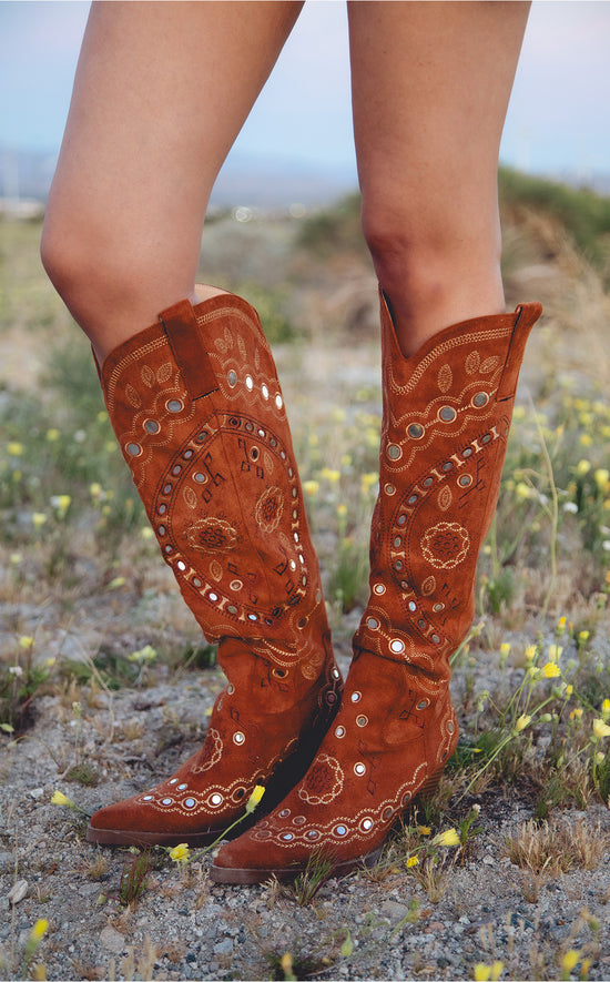 AAMINA-TAN WESTERN BOOT