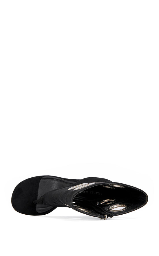 BAINA-BLACK STILETTO SANDAL BOOTIE