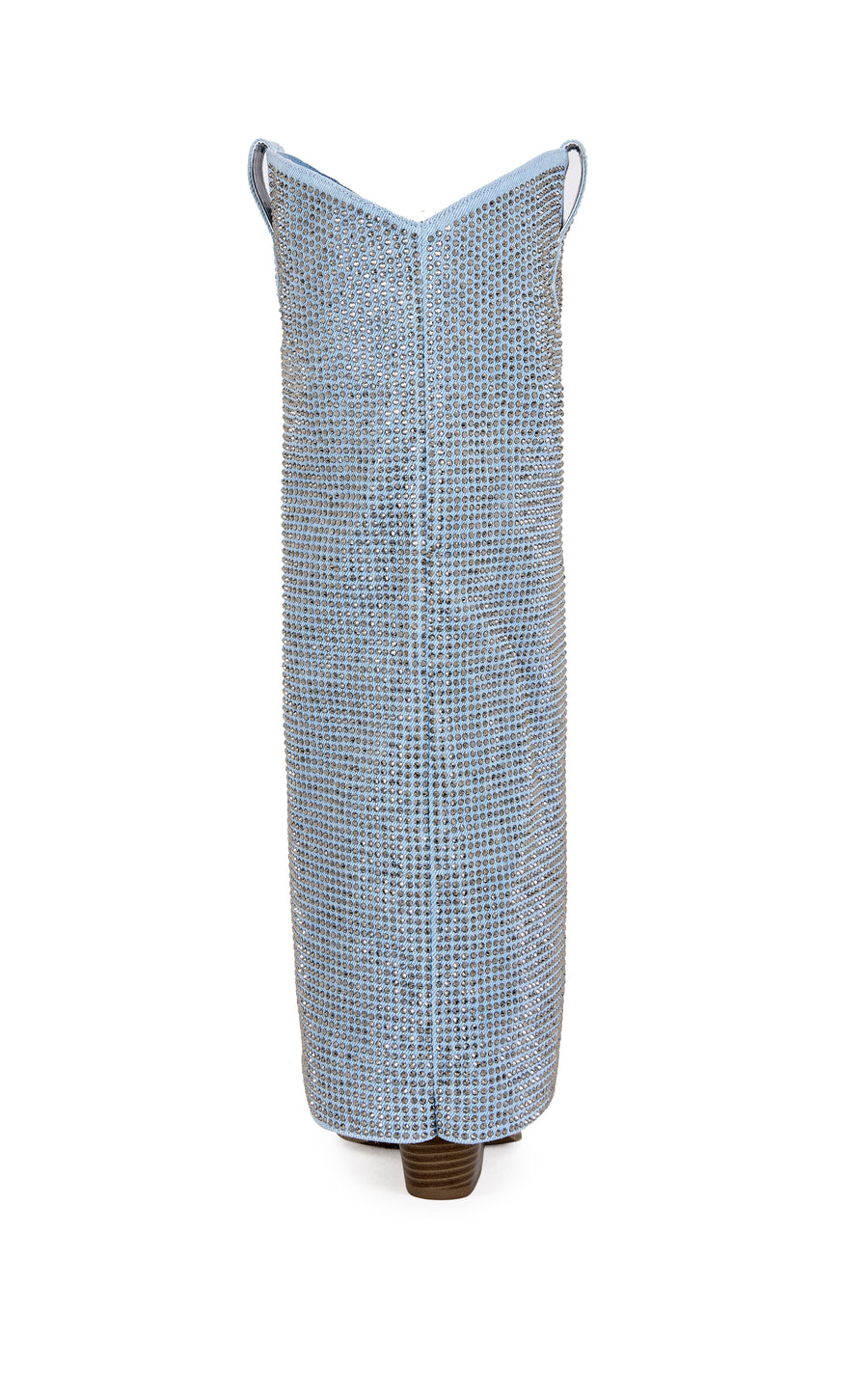 BANIAN-DENIM CRYSTAL WESTERN BOOT