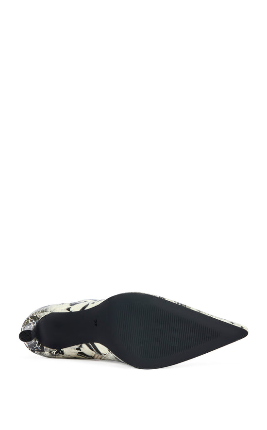 BARELY-WHITESNAKE STILETTO BOOT
