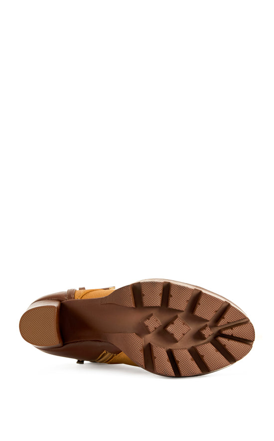 BARRINGTON-TAN BLOCK BOOTIE