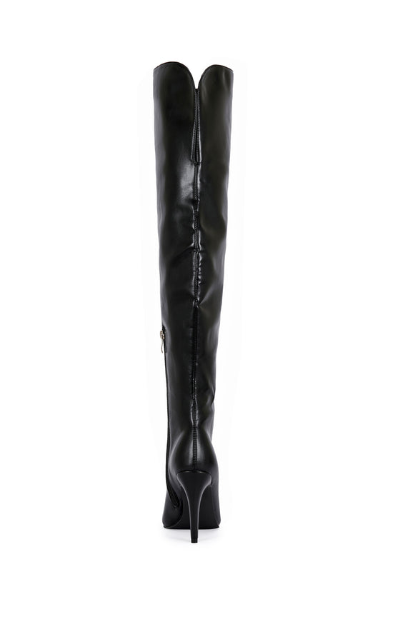 BEAUCOUP-BLACK STILETTO BOOT