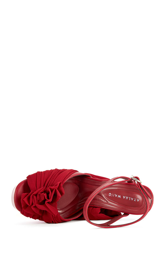 BEAUDEN-RED STILETTO SANDAL