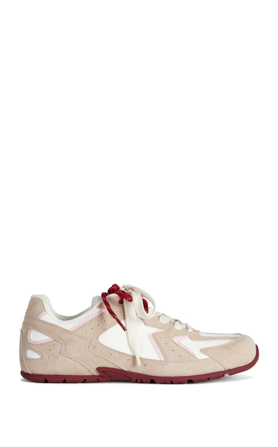 BESTIE-BEIGEMULTI FLAT SNEAKER