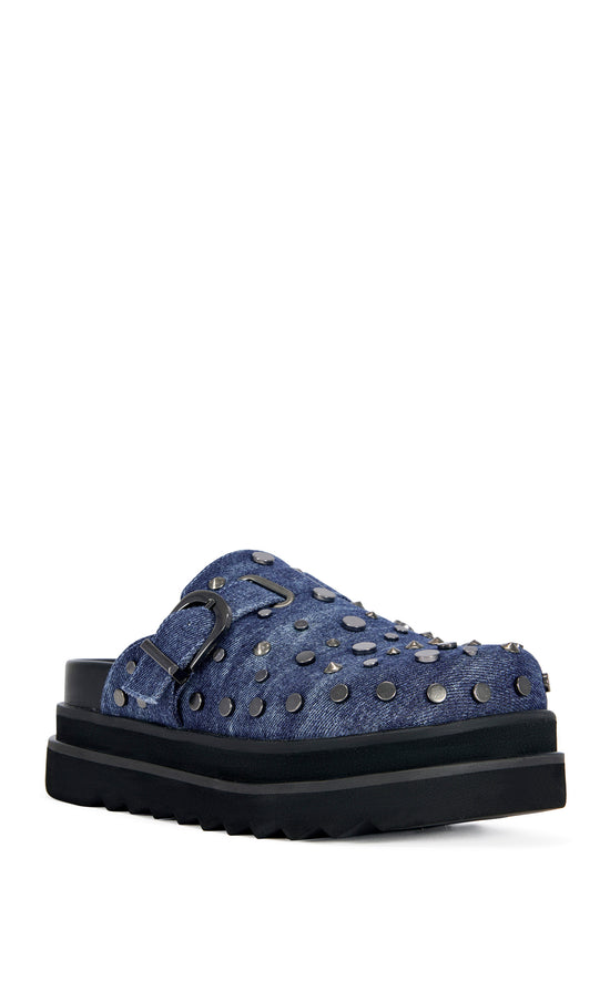 BILLIE-DENIM FLATFORM LOAFER