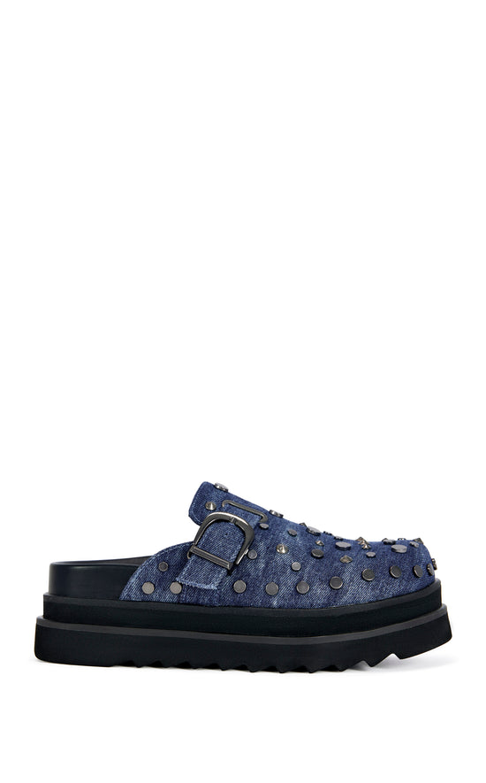 BILLIE-DENIM FLATFORM LOAFER