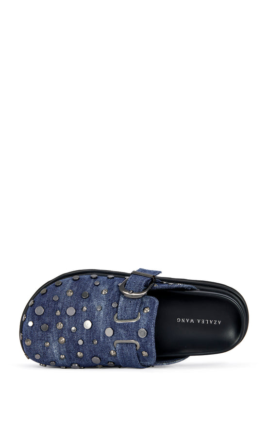 BILLIE-DENIM FLATFORM LOAFER